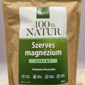 BIOCO 100% NATUR SZERVES MAGNÉZIUM CITRÁT POR 200G