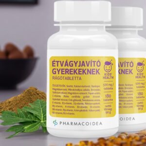 PHARMACOIDEA ÉTVÁGYJAVÍTÓ GYEREKEKNEK RÁGÓTABLETTA 180DB