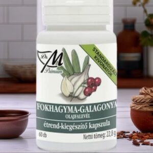 DR.M PRÉMIUM FOKHAGYMA-GALAGONYA-OLAJFALEVÉL KAPSZULA 60DB