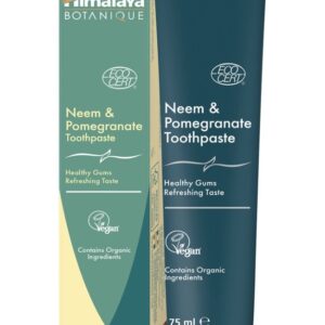 Fluormentes fogkrém: Himalaya Botanique Natúr fogkrém Nim növénnyel és gránátalmával 75 ml